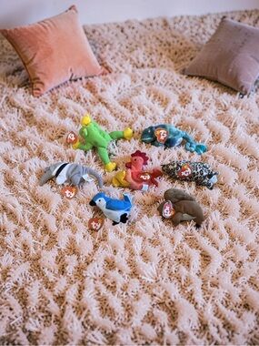 1993 TY Seven (7)  Teenie Beanie Babies McDonalds  RETIRED All With Tags !!!!!!